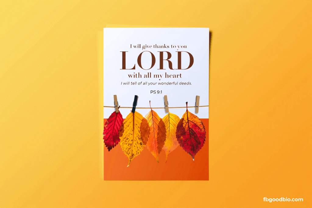 Heartfelt Bible verses on gratitude and praising God’s name.