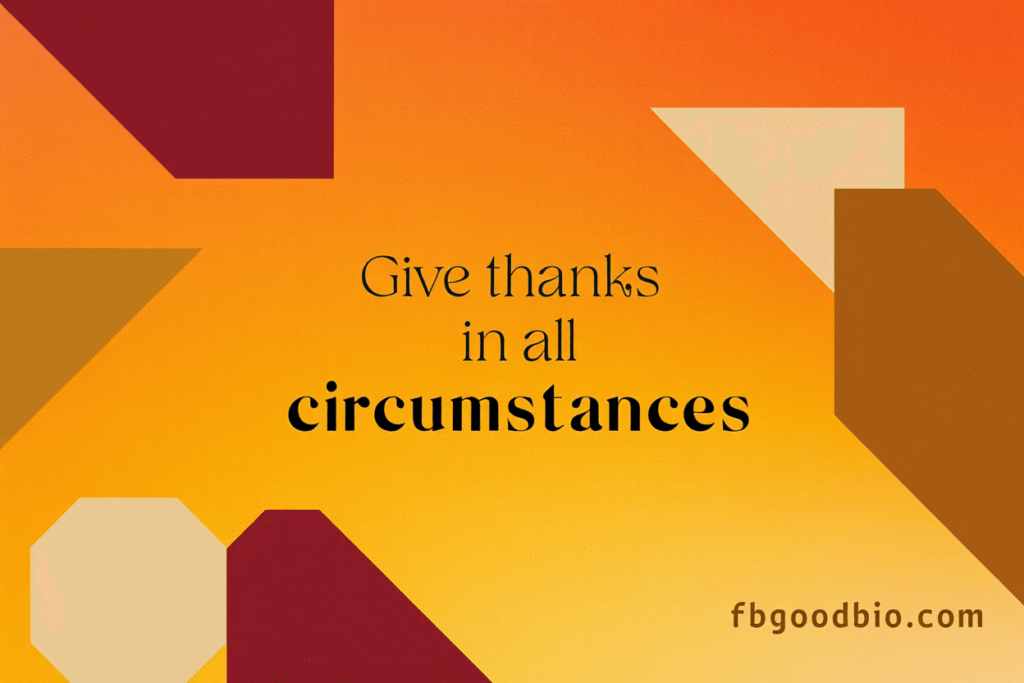 give thanks scripture