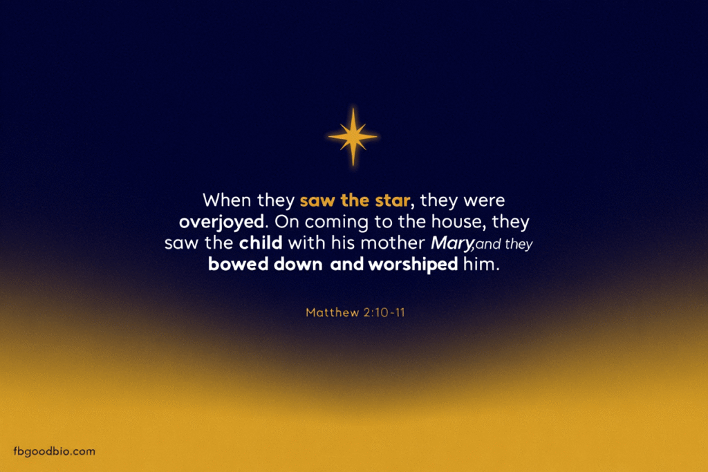 Joyful Christmas scripture