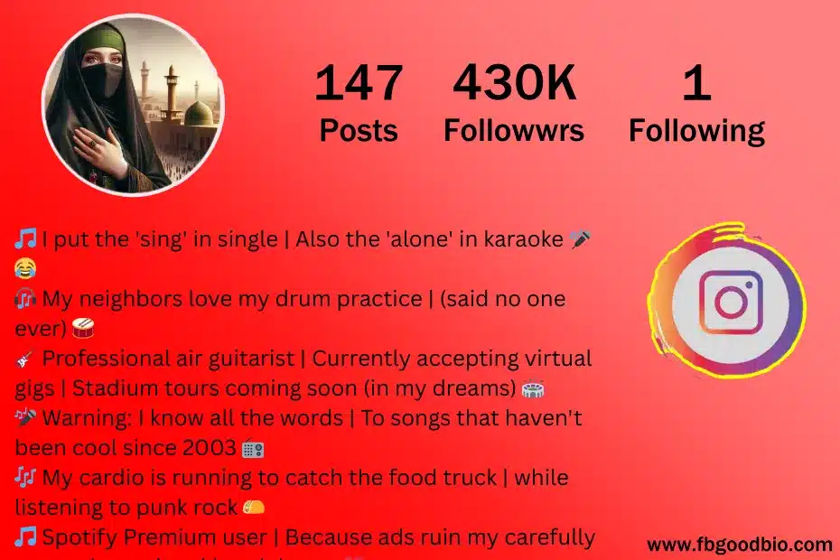 Music Bio for Instagram 3