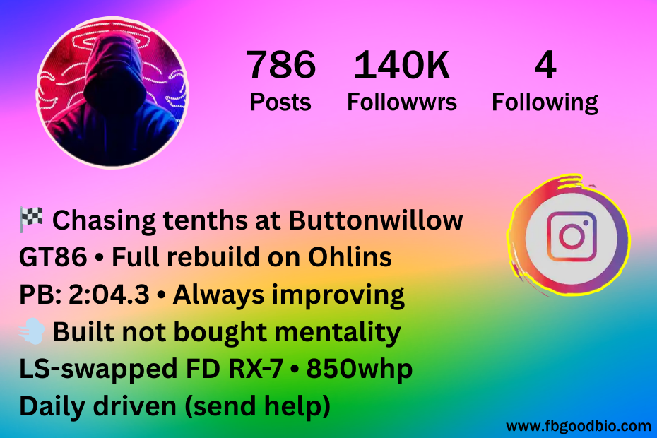 car lover bio for instagram