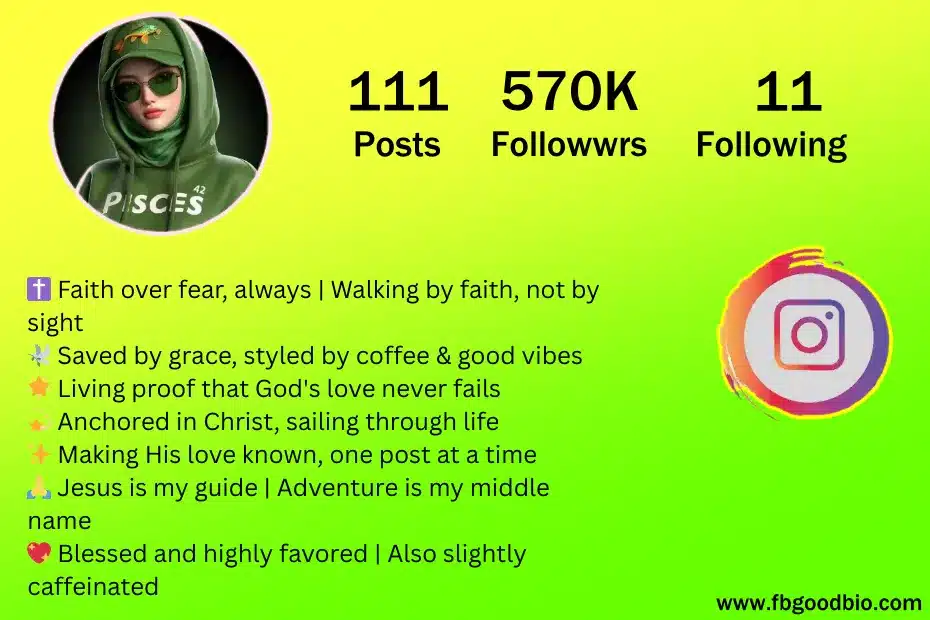 christian bio for instagram