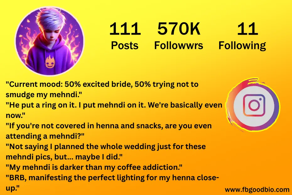 mehndi captions for instagram 2