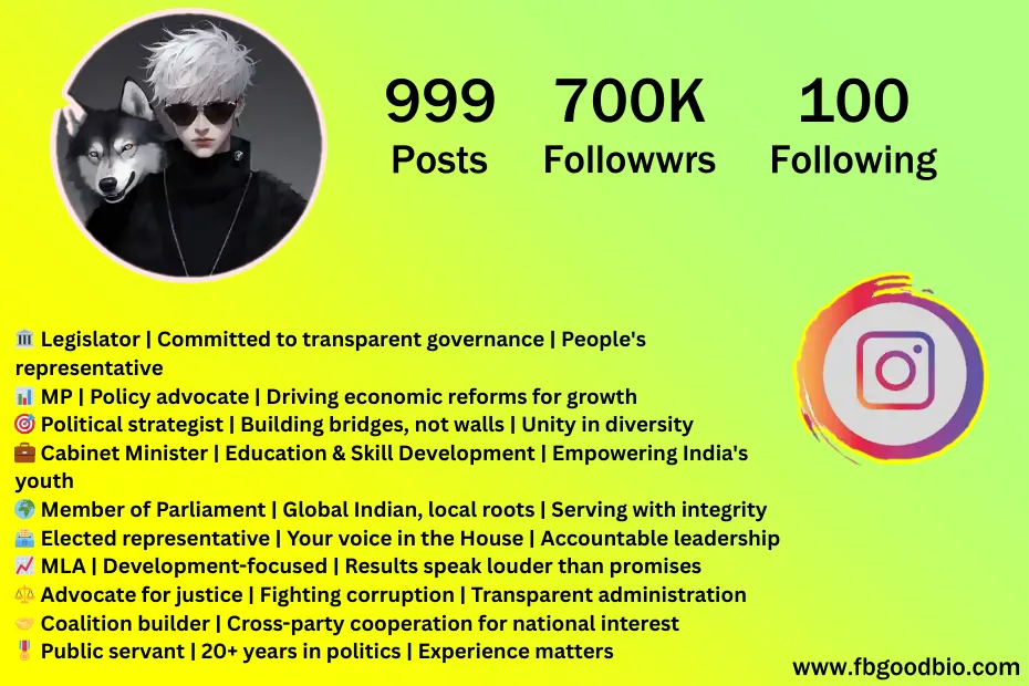 political bio for instagram in hindi