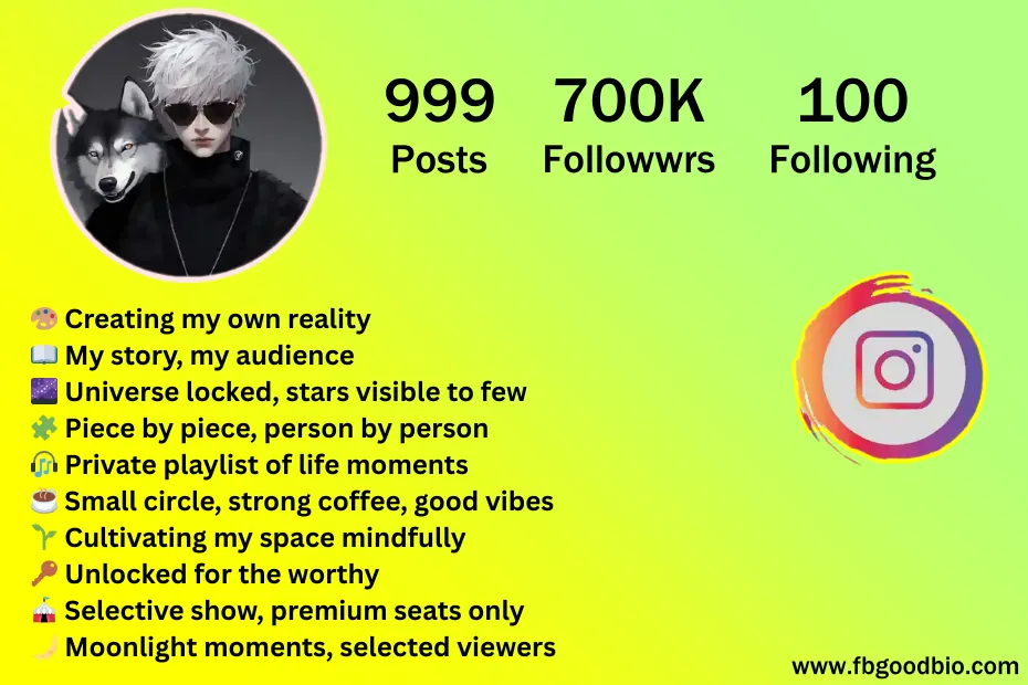 private account bio ideas