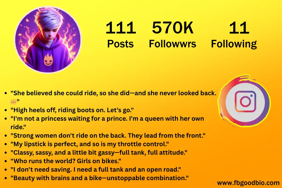 attitude bike captions for instagram 2