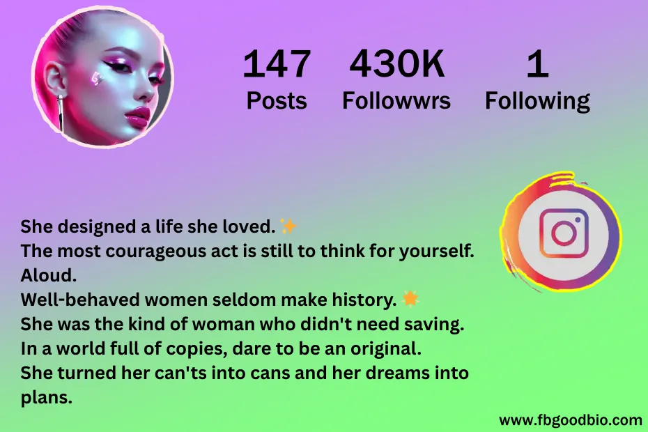 bio for instagram for girls 4