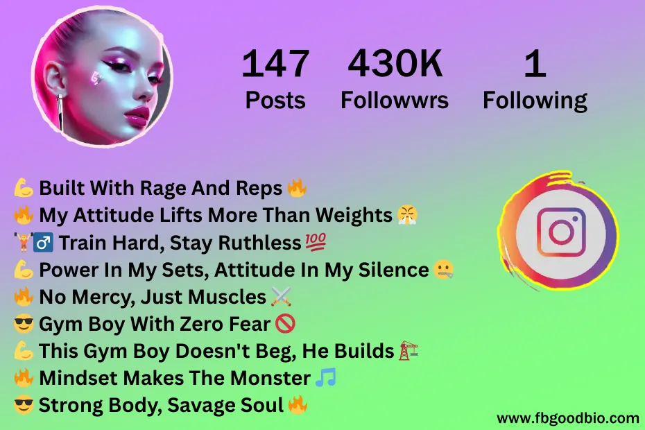 gym fitness bio for instagram 4