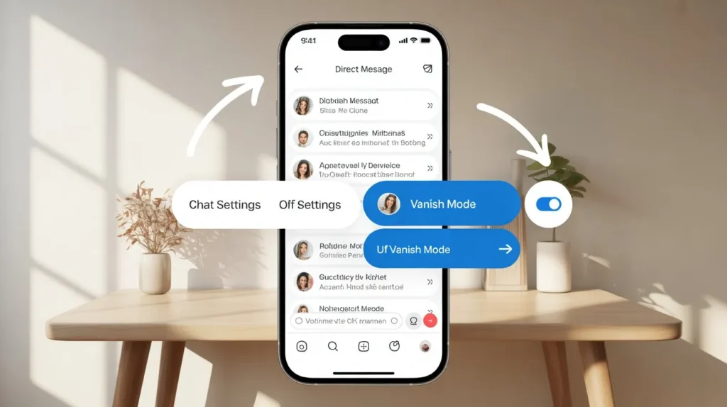 how to turn off vanish mode on instagram 2