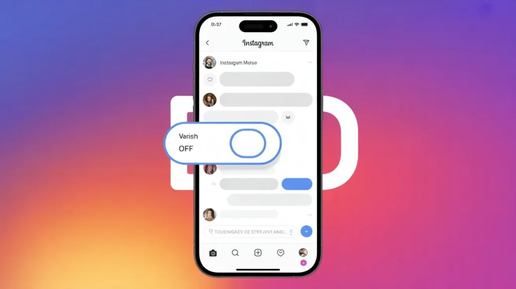 how to turn off vanish mode on instagram 3