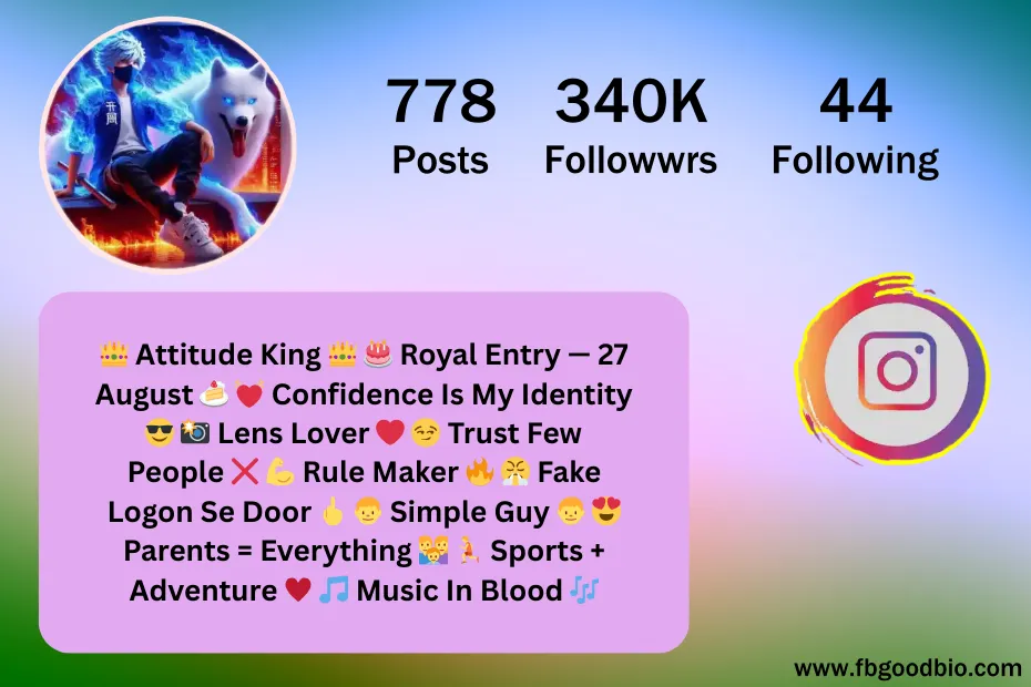 instagram bio style 8