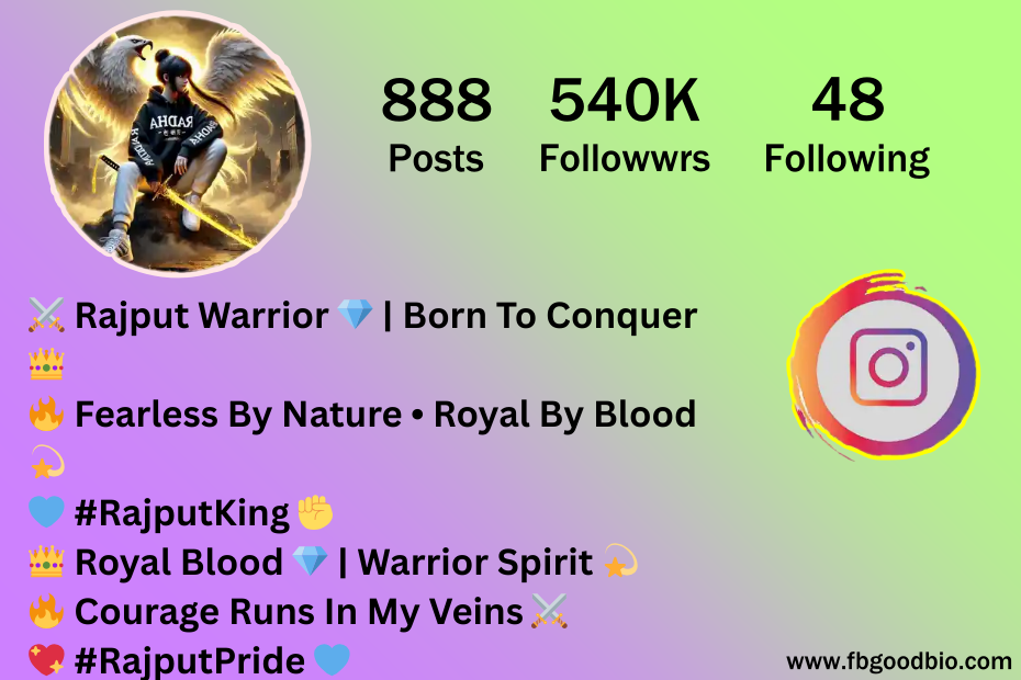 rajput bio for instagram 7