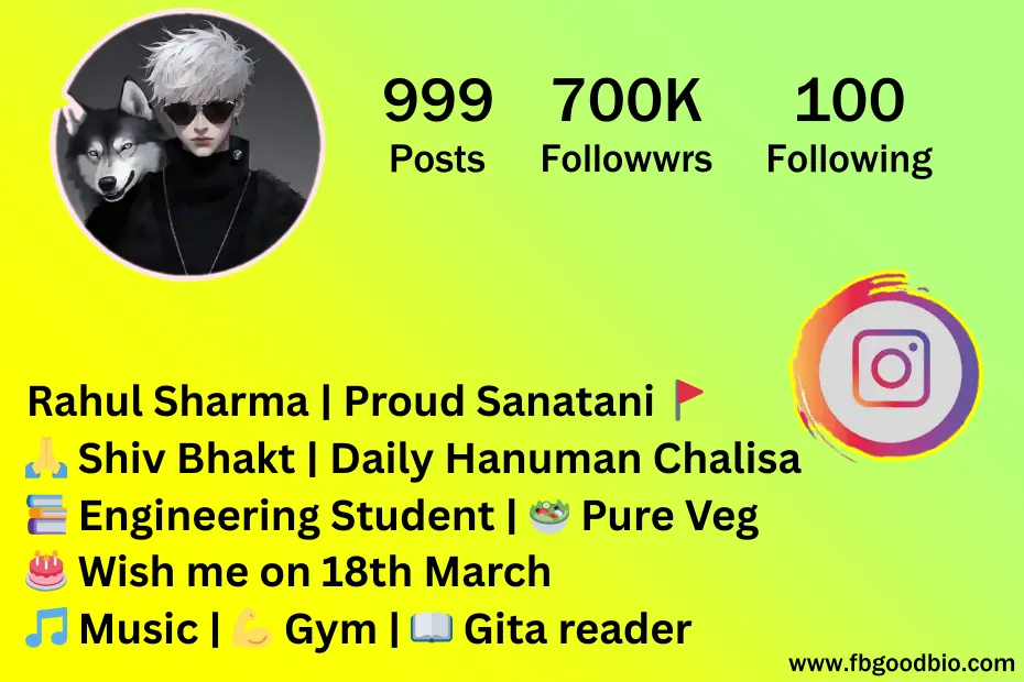 sanatani bio ideas 6