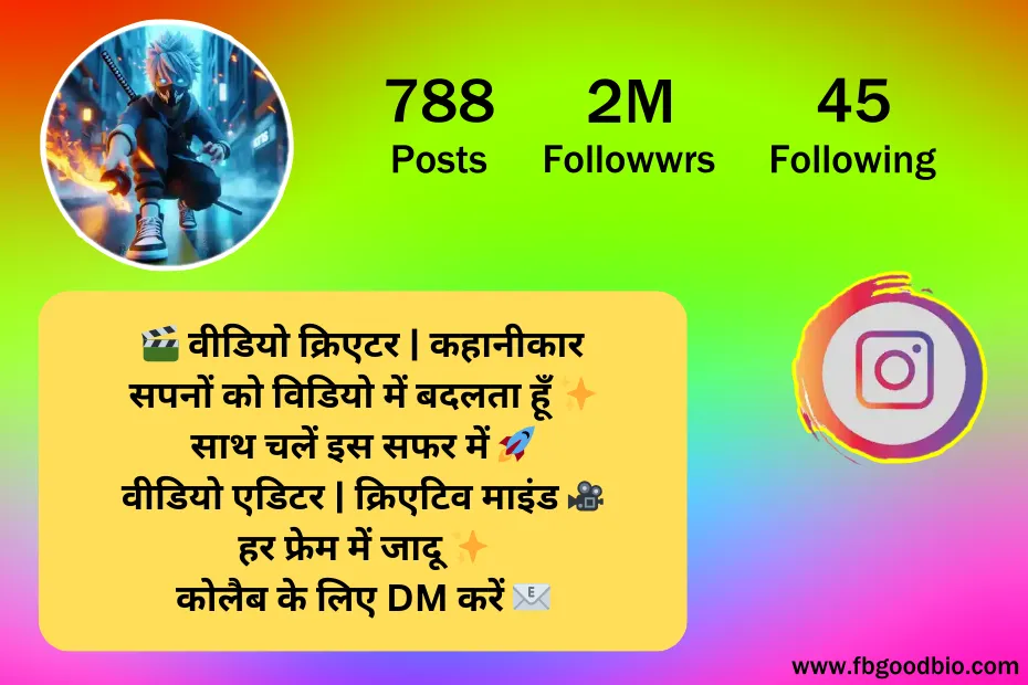 video creator bio for instagram 10