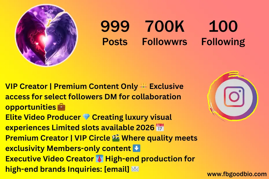 video creator bio for instagram 5