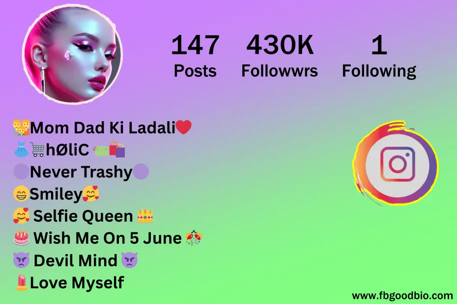 vip bio for instagram for girl 4