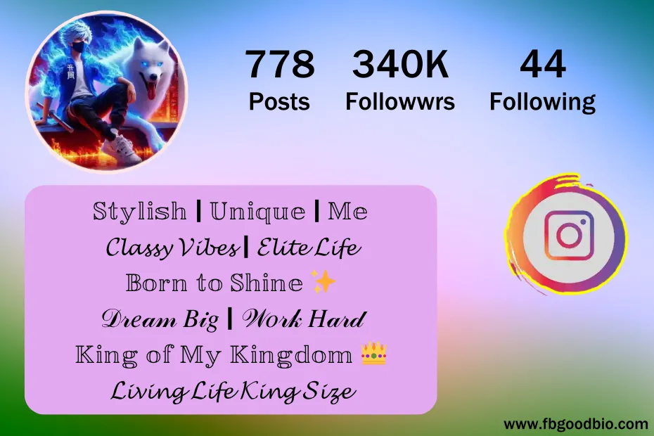 इंस्टाग्राम बायो लड़कों के लिए 8